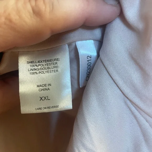 New York & Company Rose Gold Sequined Short Sleeve Balloon Hem Blouse XXL - Picture 7 of 7